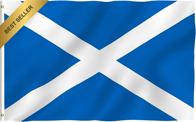 [Fly Breeze] 3X5 Foot Scotland Flag - Vivid Color and UV Fade Resistant - Canvas