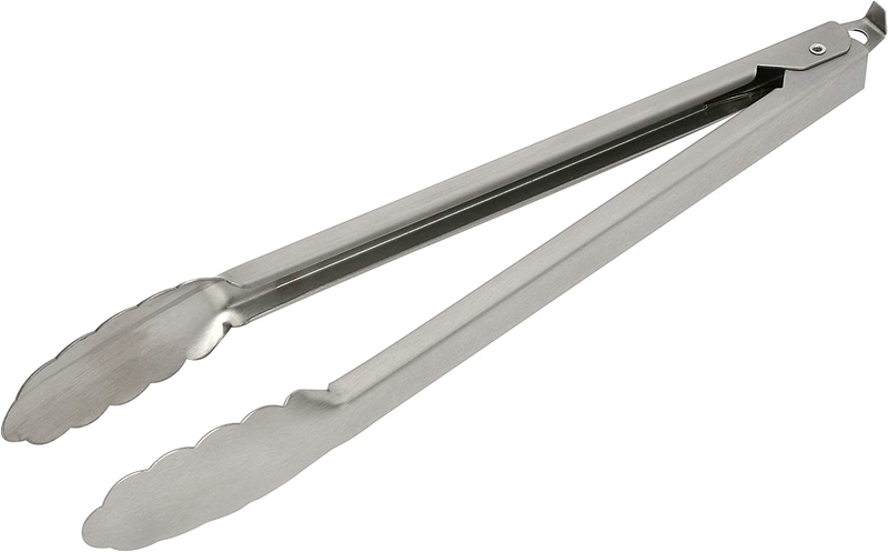 Classic Heavy Duty Stainless Steel Tongs 300mm Kitchen BBQ Cooking Tool