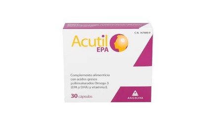 Acutil EPA 30 Cápsulas Complento Alimenticio Funionamiento Normal Cerebro