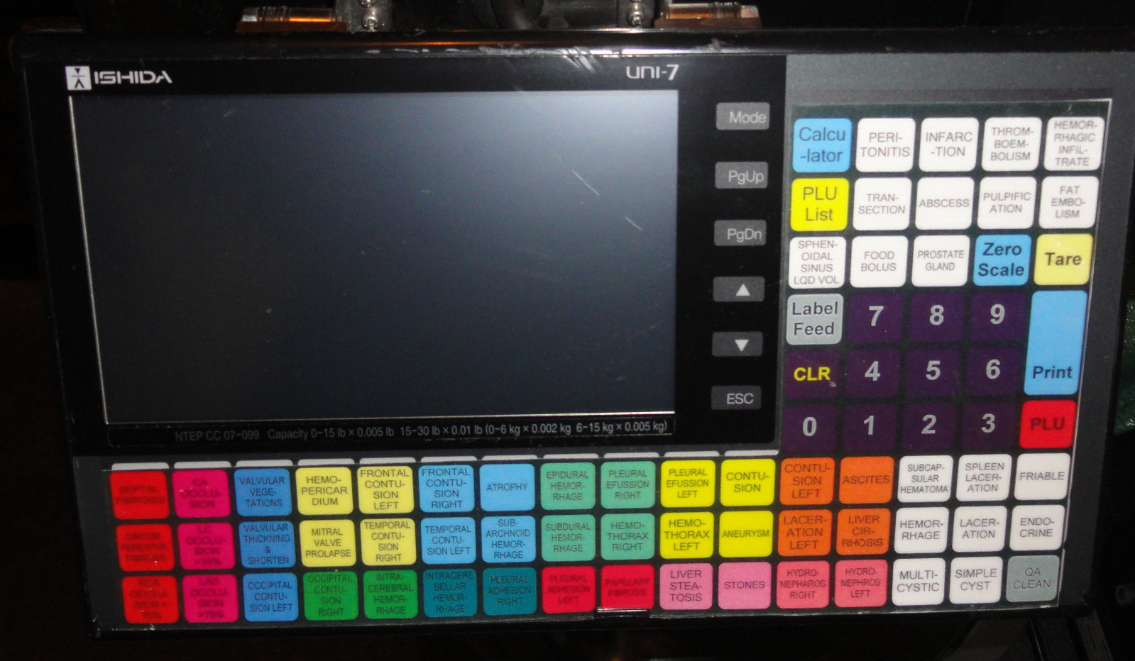 Mopec SmartSpecimen Morgue Autopsy Pathology Digital Touch Screen Weighing Scale