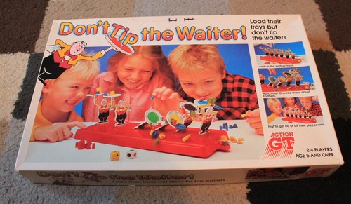 Don T Tip The Waiter Vintage Tray Loading Game 1986 Action Gt Ebay
