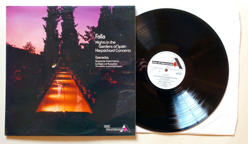  Lp Falla Nights Gardens Of Spain Gonzalo Soriano Piano + Granados Goyescas