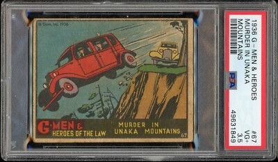 1936 G-men & Heroes #67 Murder In Unaka Mountains PSA 3.5