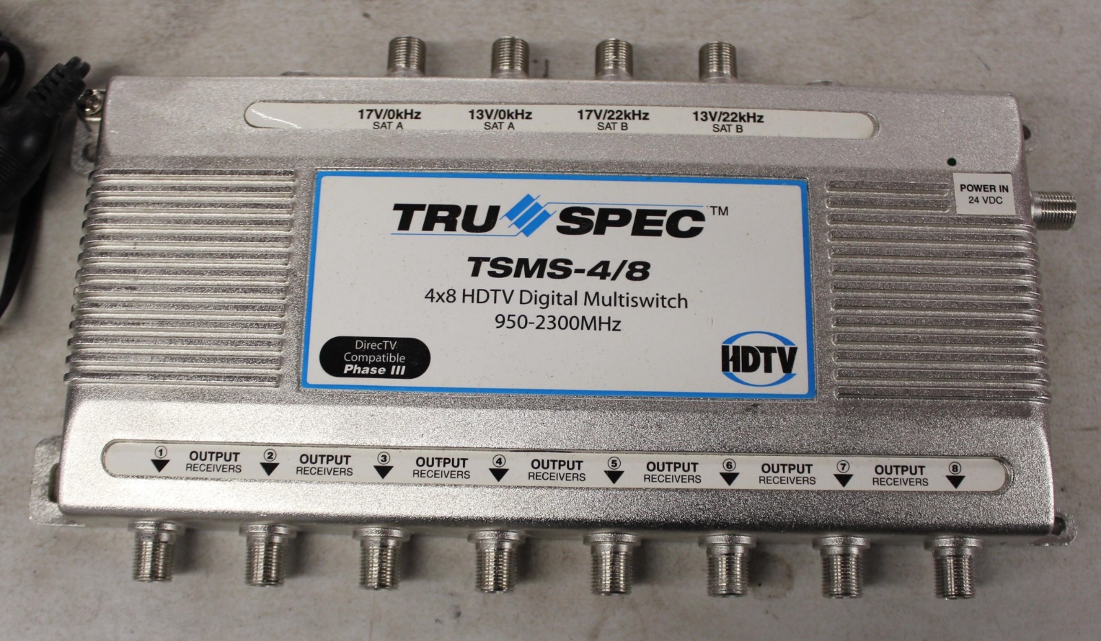Shaw Direct Tru Spec 4x8 HDTV Digital Multiswitch TSMS-4/8MN 950-2300MHz