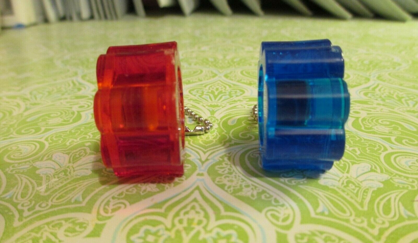 Hamtaro and Flora Flower Keychains