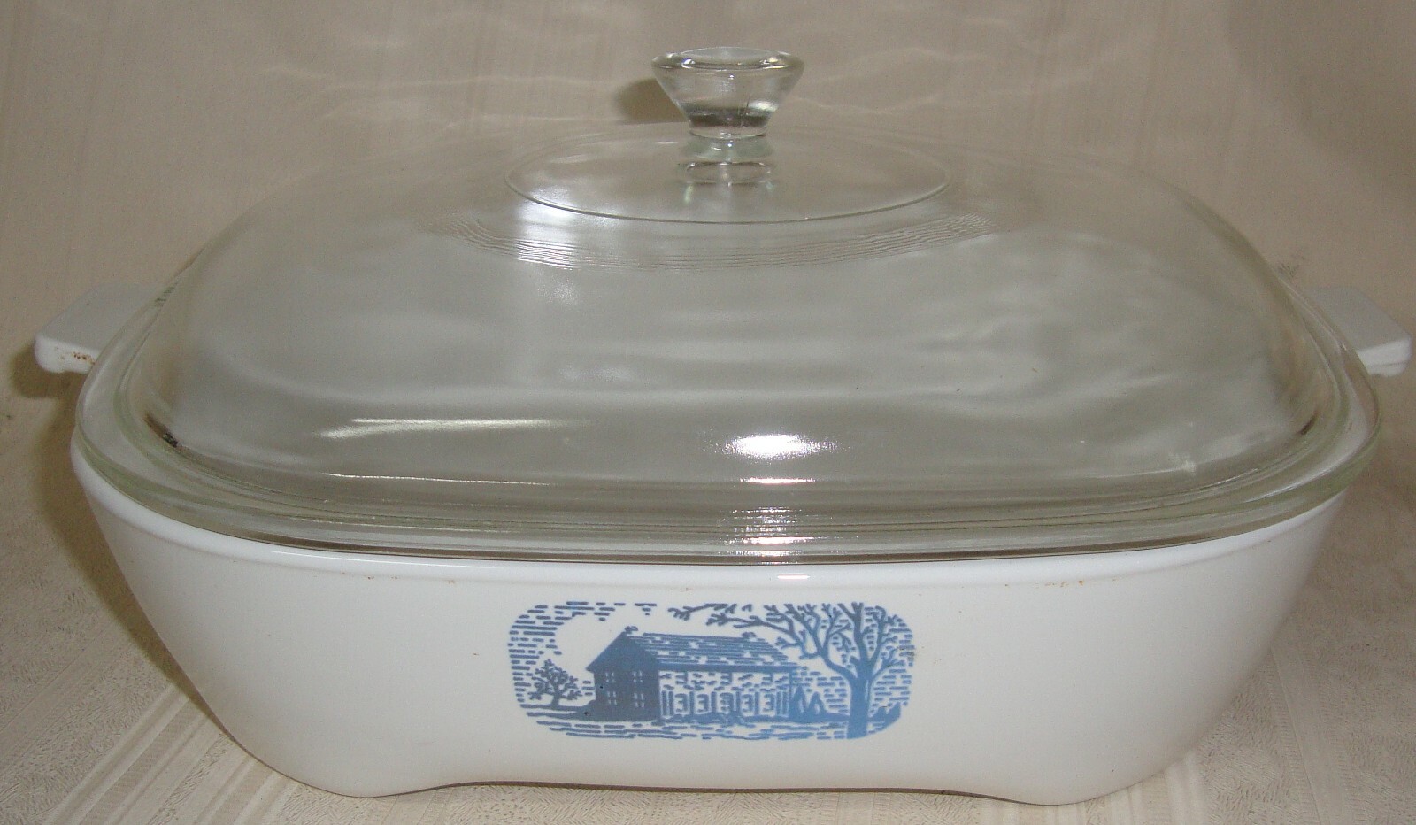  Amana browning skillet by Corning microwave bake dish with li...