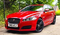 2015 JAGUAR XF SPORTBRAKE 2.2D (200 BHP) R-SPORT BLACK ESTATE AUTOMATIC +