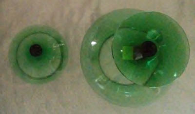 Riekes Crisa Green Crystal Compote - Handblown - at least 30 years old!!!