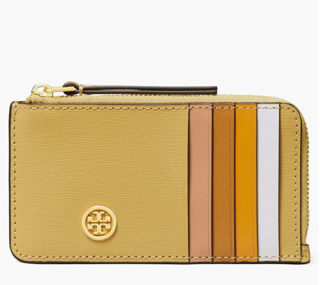 トリーバーチTORY BURCH EMERSON ZIP CARD CASE Tory Burch Emerson Zip Card Case Wallet in Moose Brown - Etsy