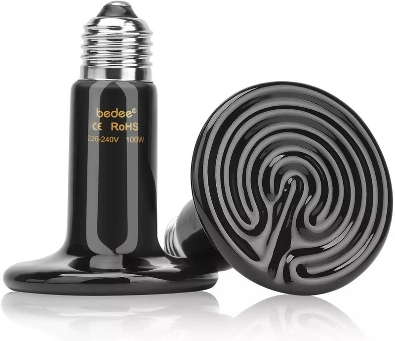 Ampoule Infrarouge CÃ©Ramique Ledgle 100w Pour Reptiles Et Animaux Domestiques