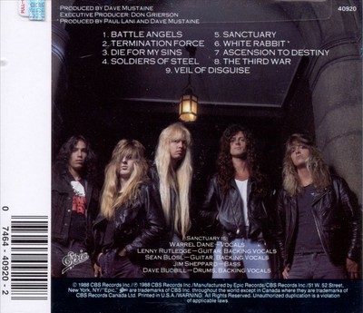 SANCTUARY REFUGE DENIED NEW CD