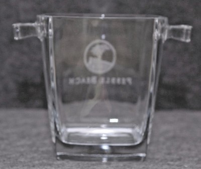 PEBBLE BEACH Golf Course Ice Bucket - Engraved - Excellent Condition