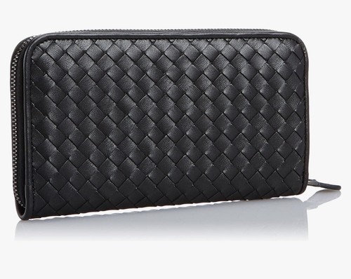 長財布 BOTTEGA VENETA  Wallets Women Leather Brown/Dark Chocolate Bottega Veneta Wallet Purse Intrecciato Brown Woman unisex