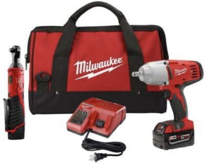 MILWAUKEE 2663-22R M18 1/2'' IMPACT WRENCH - M12 3/8'' RATCHET COMBO KIT