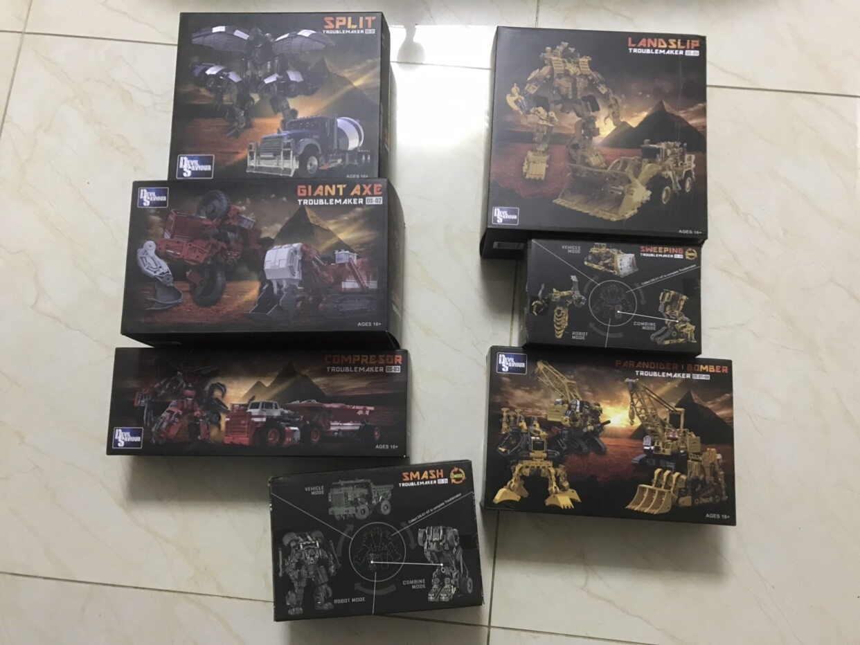 devil saviour未開封　デバステーター　7体セット Devil Saviour Devastator DS-01G DS-02G DS-03G DS-04G DS05 DS