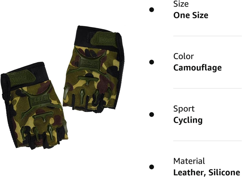 Half Finger Gloves for Women - Small Workout Gloves Motorcycle Skateboarding