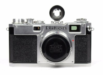 *Super Rare* Nikon Stereo NIKKOR 1:3.5 3.5cm Lens 241929 & S2 Rangefinder Camera