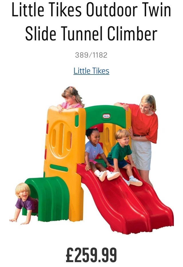 Little tikes double slide, tunnel climbing frame in Leeds, West