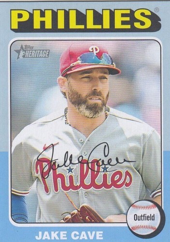 2024 Topps Heritage Mini - Jake Cave #91