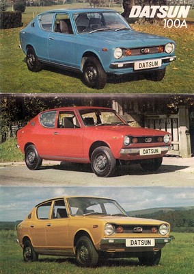 DATSUN CHERRY FII 4 DOOR SALOON 1976 SALES SHEET