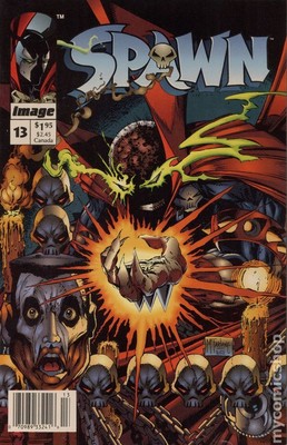 Spawn #13N Newsstand Variant FN- 5.5 1993 Stock Image Low Grade