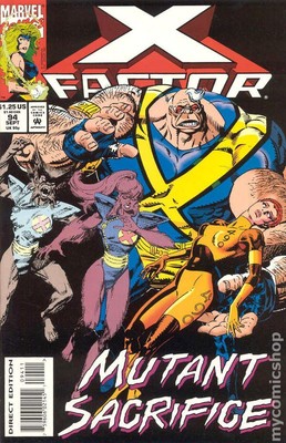 X-Factor #94B Ryan Card Not Included Variant VF 1993 Stock Image