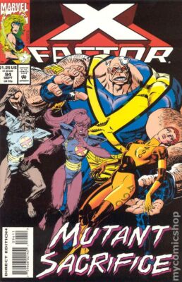 X-Factor #94A Ryan FN 1993 Stock Image