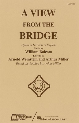 William Bolcom A View from the Bridge Opera Libretto English Edward B Marks Book
