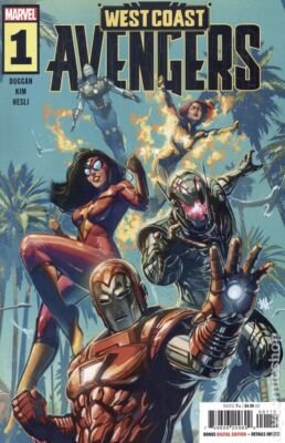 West Coast Avengers 1A Stock Image