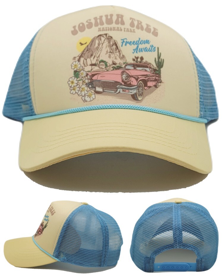 Joshua Tree New National Park Foundation Mesh Yellow Blue