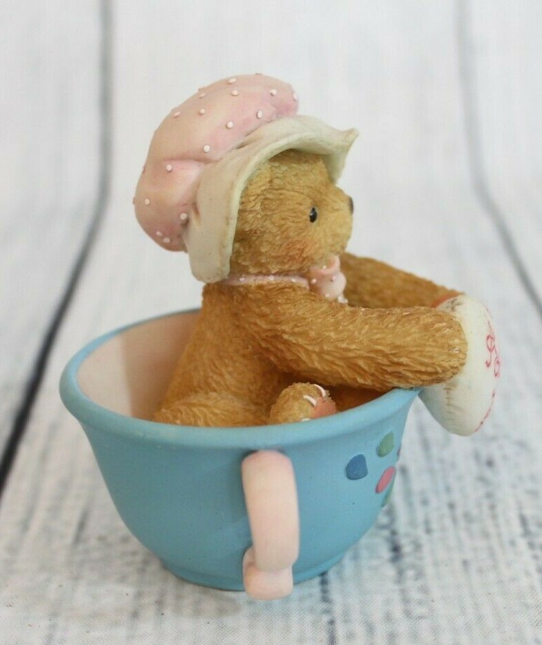 Cherished Teddies Madeline A Cup Full Of Friendship  #135593 Vtg 1994 Figurine