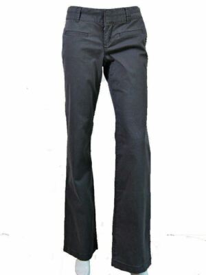 NWT Ann Taylor LOFT Steel Gray cotton casual MODERN Boot cut Leg women's Pants