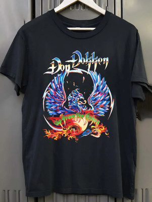 Don Dokken - Up From The Ashes Short Sleeve Black All Size Shirt