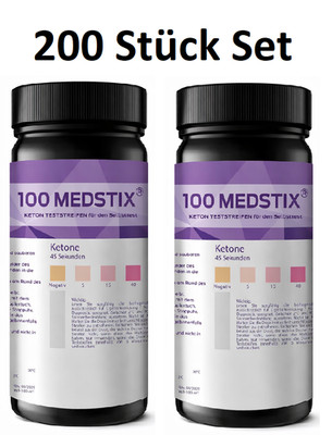 200 Ketose Sparset Teststreifen Ketontest Keto Diät Ketostick Ernährung abnehmen