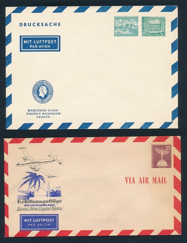 Berlin Entier Postal:IntÃ©Ressante Collection/Gestemp