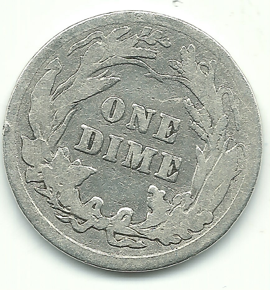 A VINTAGE GOOD DETAILS 1916 P BARBER SILVER DIME COIN-OLD US COIN-MAR090