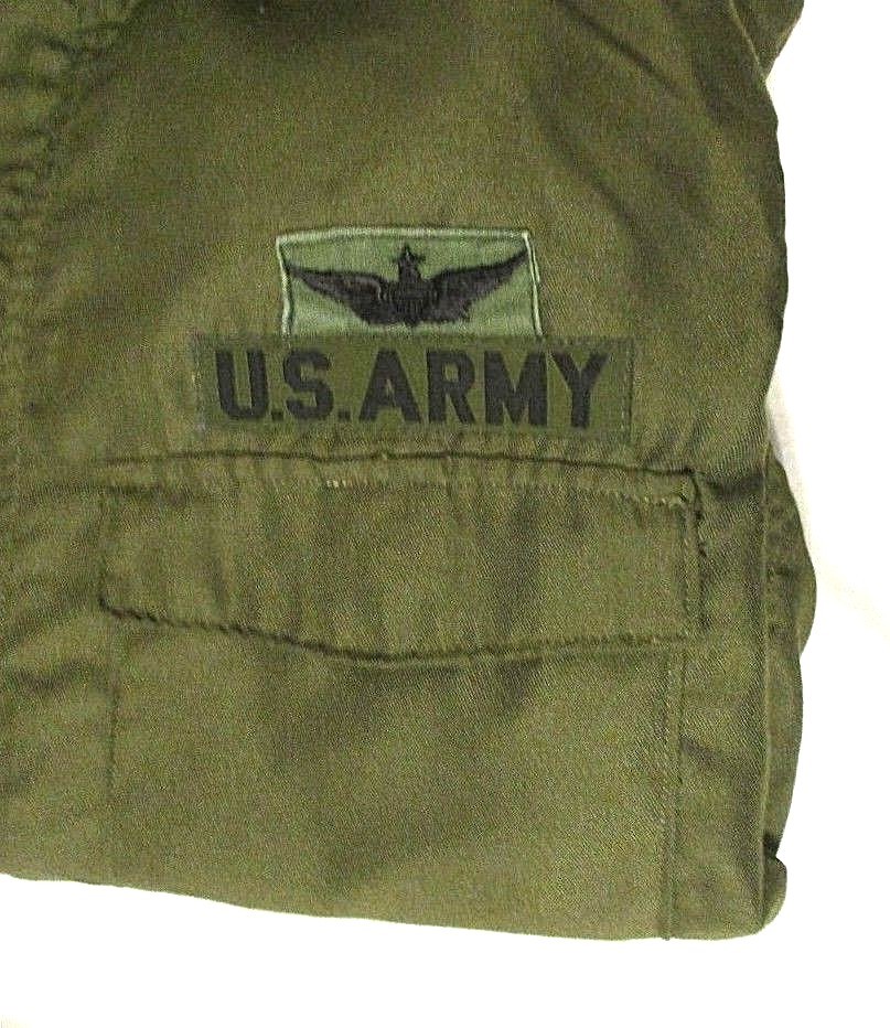 Vtg Vietnam era US army shirt and trousers pilot aviation OG-106 Airborne patch