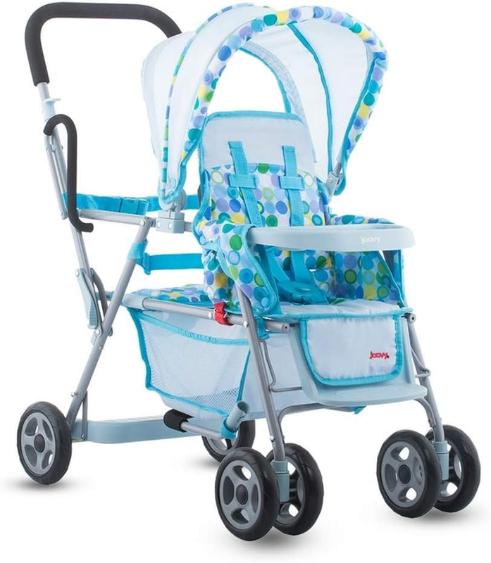 Joovy Toy Caboose Baby Doll Stroller Featuring Reclining Front Seat, Adjustable