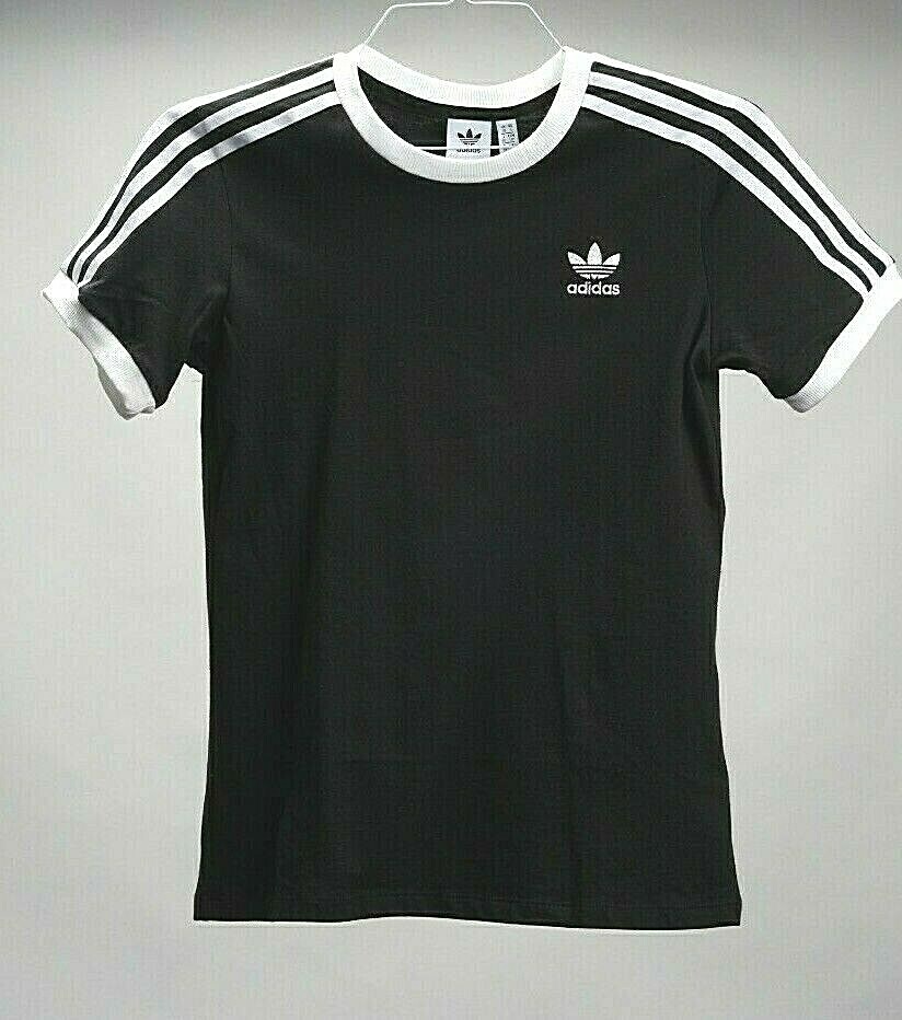 Adidas Women's Adicolor Classics 3-Stripes T Shirts Black