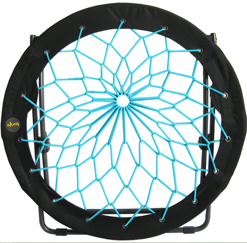 Zenithen Bunjo Bungee Dish Chair, Teal, 33" (Pack of 1)