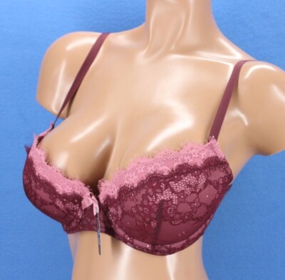 Adore Me Lace Padded Underwire Push Up Bra NWT Size 34D #B7559