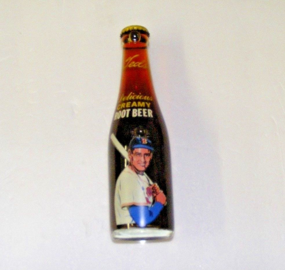 Ted Williams Moxie Cola Bottle Root Beer Boston Red Sox Vintage Unopened One