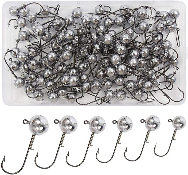 Lead Jig Head Soft Lure Fishing Bait Hook for Saltwater Freshwater