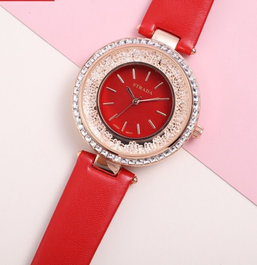 Strada watch with famous maker Austrian crystals  Jaoanese movement