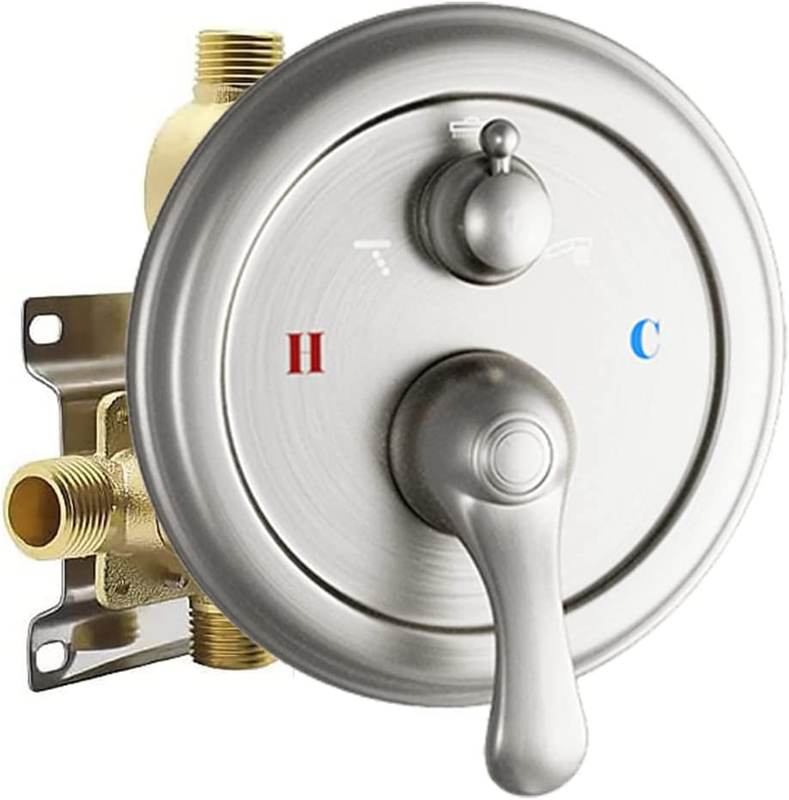 Shower Diverter Valve Shower Valve Faucet Mixer Rough-in Tri
