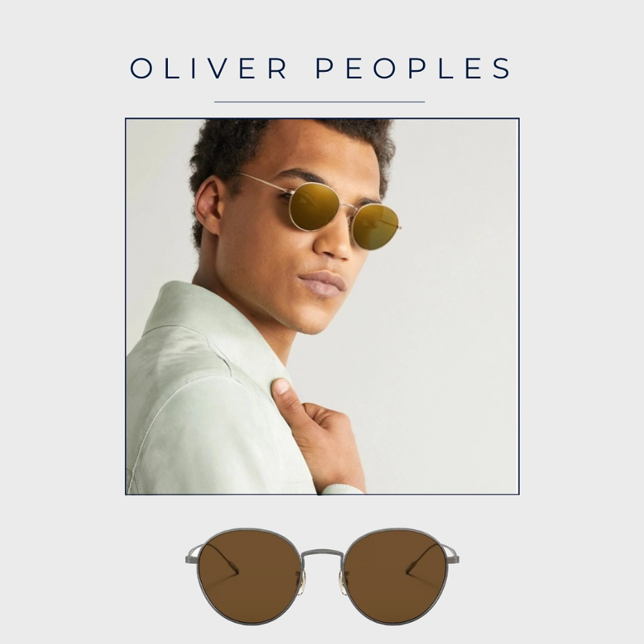 Pre-owned Oliver Peoples Altair 50mm Sun Ov1306st In Teal Polar Msrp$669
