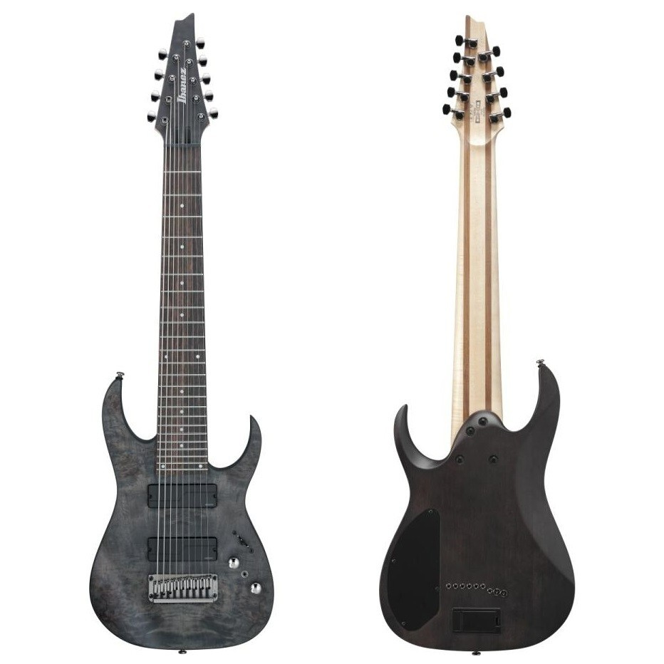 Ibanez RG9PB-TGF Axe Design Lab Transparent Gray Flat 9