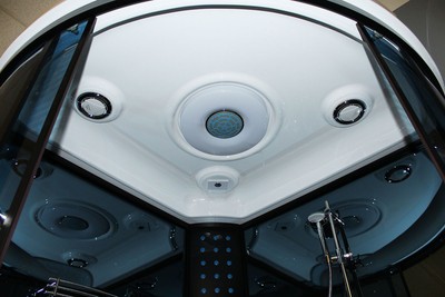 2 person Steam Shower  w /Whirlpool tub,Heater,Bluetooth.6 Year USA Warranty