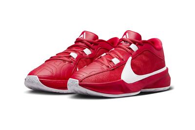 Nike Giannis Zoom Freak 5 TB University Red White DZ2946-600 Men's Basketball