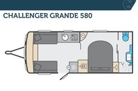 Swift Challenger Grande 580, NEW 2026 Touring Caravan